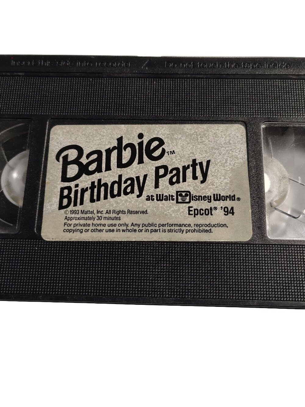 (1994) Very Rare Barbie Birthday Party At Walt Disney World Epcot '94 VHS Tape